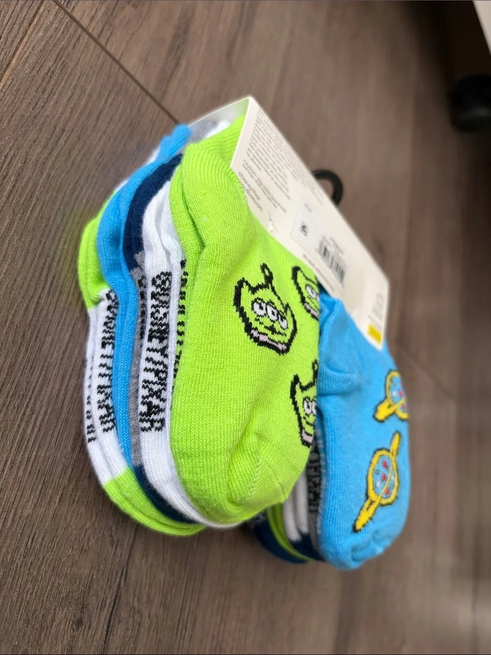 NWT Disney Pixar Toy Story Toddler Ankle Socks - Size 2T-3T